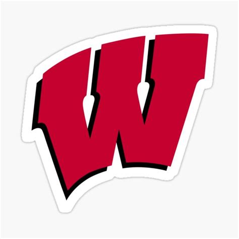 "University of Wisconsin-Madison "W"" Sticker for Sale by jessni40 | Redbubble