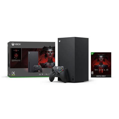 Microsoft Xbox Series X Console (Diablo IV Bundle) + Select Digital Game