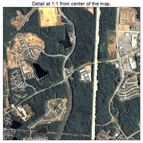 Aerial Photography Map of Newnan, GA Georgia