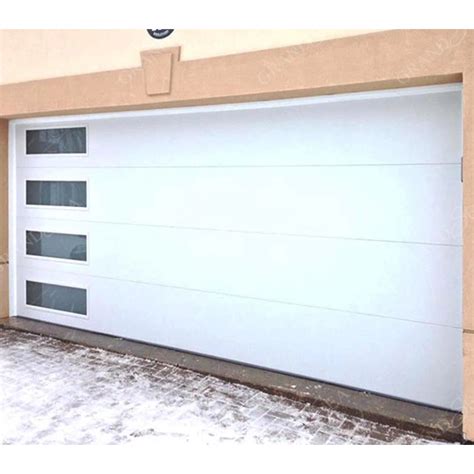 9X7 Garage Door with Window Garage Door Opener Automatic Anual Aluminum ...