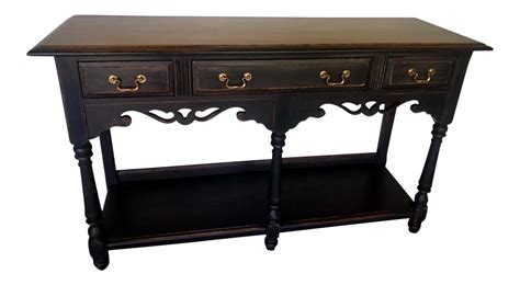 1960s Traditional Ethan Allen Library Table on Chairish.com | Refinished vintage furniture, Wood ...