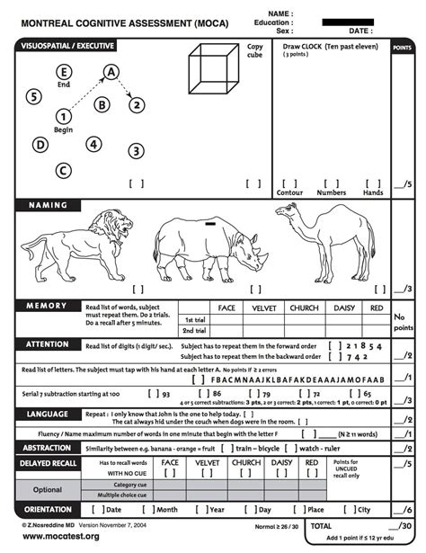 The Montreal Cognitive Assessment: Not an Intelligence Test - Snowfish, LLC