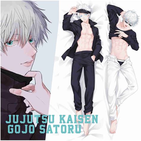 Jual Dakimakura sarung Bantal Guling Anime Jujutsu Kaisen JJK Gojo Satoru | Shopee Indonesia