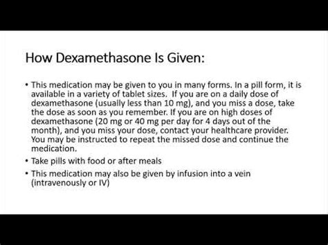 Dexamethasone uses, mechanism, side effects and precautions. - Doctor ...