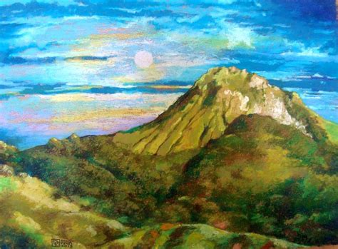 Mount Apo Painting by Bong Perez