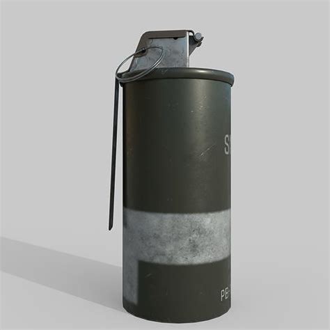 3D model Grenade M18 Smoke VR / AR / low-poly | CGTrader