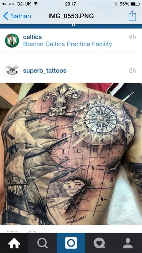 Pirate map | Map tattoos, World map tattoos, Tattoo designs men