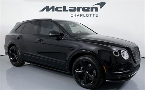 Used 2018 Bentley Bentayga Black Edition For Sale ($184,456) | McLaren Charlotte Stock #018918