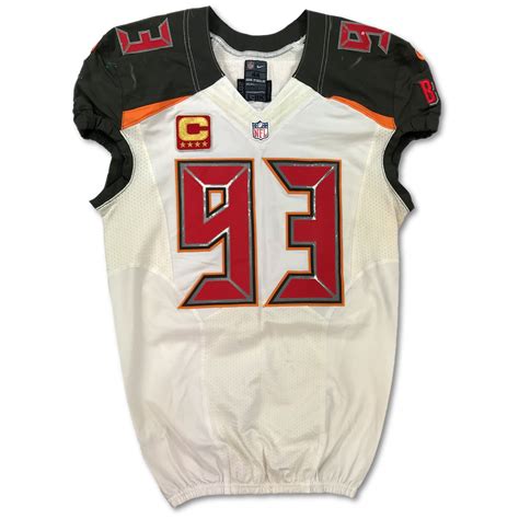 Lot Detail - Gerald McCoy 9/25/2016 Tampa Bay Buccaneers Game Used Road ...