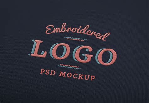 Embroidered Logo Mockup | PSD | Free Download | iMockups