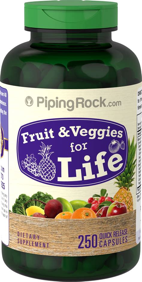 Best Fruit And Vegetable Supplement Capsules | jamiesjourney40