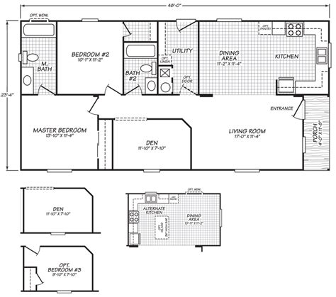 1995 Fleetwood Mobile Home Floor Plans - floorplans.click