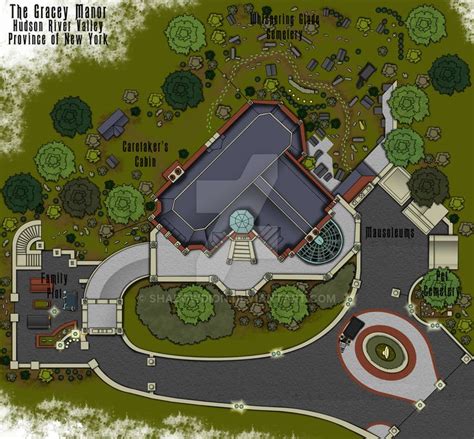 Haunted Mansion Grounds Floor Plan by shadowdion on DeviantArt ...