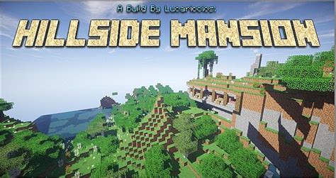 Hillside Mansion Minecraft Map