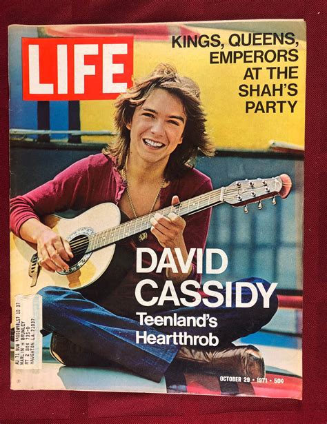 David Cassidy, Life Magazine, Ed Vedder, Frank Edwards, Shirley Jones ...