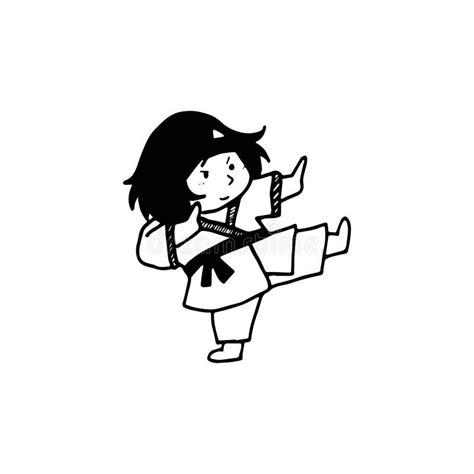 Sketch Karate Kids Stock Illustrations – 14 Sketch Karate Kids Stock Illustrations, Vectors ...