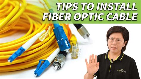 Fiber Optic Cable Installation Do's and Don'ts - YouTube