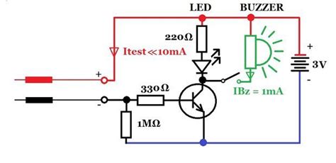 9 Volt Buzzer Circuit Diagram