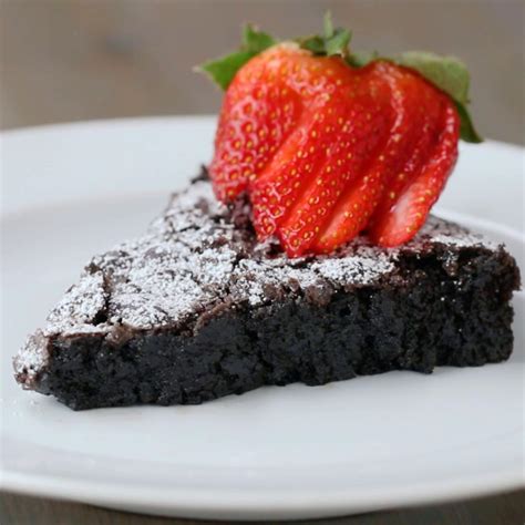 Swedish Sticky Chocolate Cake (Kladdkaka) Recipe by Tasty