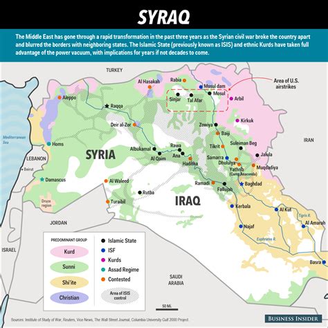 Syria War Map and ISIS Map - Free Printable Maps