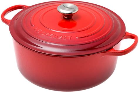 Le Creuset cast iron casserole dish 30 cm, 8,1L cherry red | Advantageously shopping at ...
