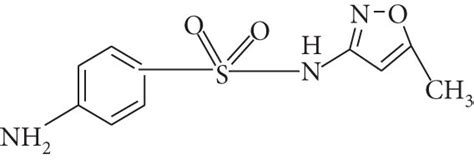 Chemical structure of sulfamethoxazole. | Download Scientific Diagram