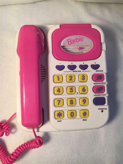 1995 Barbie Super Talking Phone Answering Machine | eBay | Nostalgic toys, Childhood memories ...