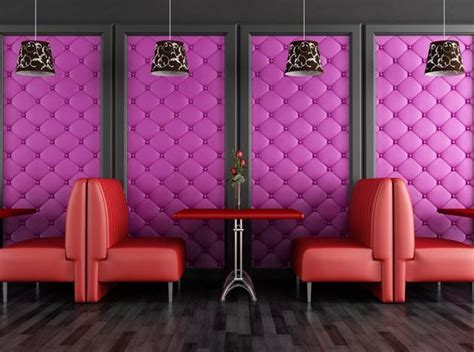 diamond wall and booths.JPG (628×467) | Banquette seating restaurant ...