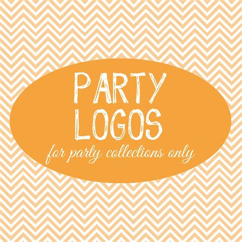 PRINTABLE PARTY LOGO Design | Party logo design, Party logo, Logo design