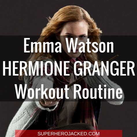 Emma Watson Workout Routine and Diet Plan | Superhero workout, Workout ...