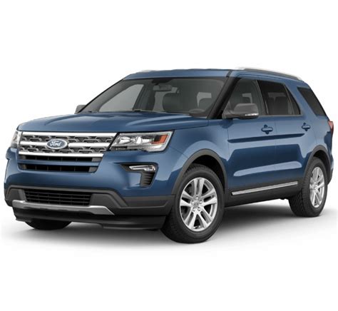 2019 Ford Explorer colors w/ Interior Exterior Options