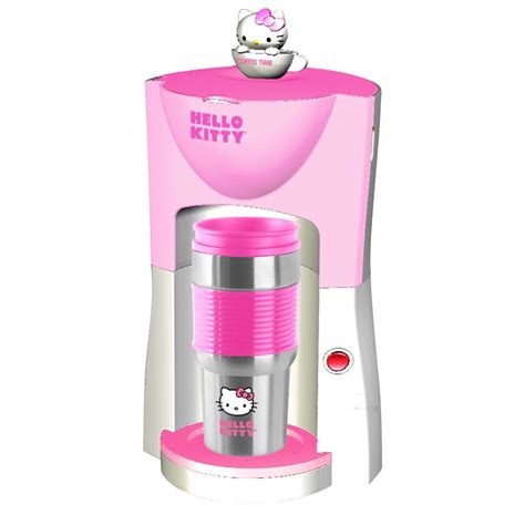 Hello Kitty One-Cup Coffee Maker! WANT! | Hello kitty kitchen, Hello kitty appliances, Hello ...