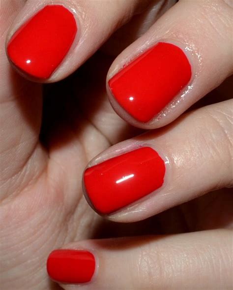 Opi infinite shine Unequivocally Crimson, red nail polish, gel nail polish Red Gel Nails, Gel ...