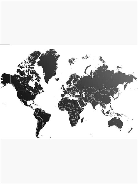 "The World Map Continents" Poster for Sale by HyperFeather | Redbubble