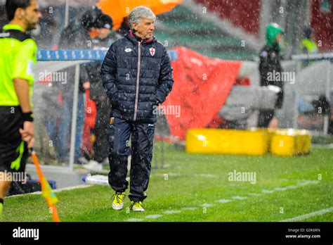 Gian Piero Gasperini Genoa Football Club's manager during the Serie A football match between US ...