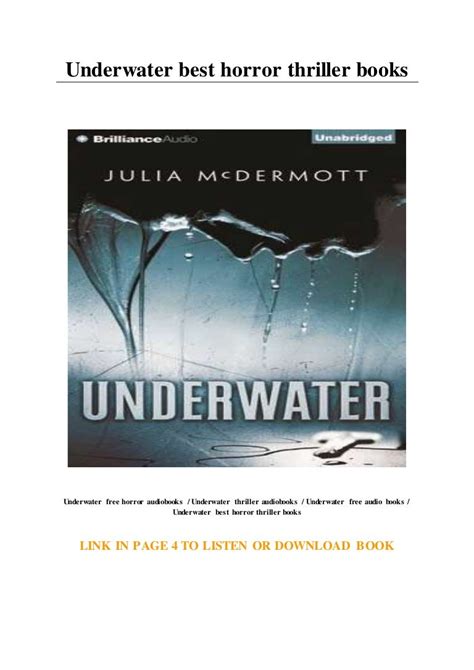 Underwater best horror thriller books