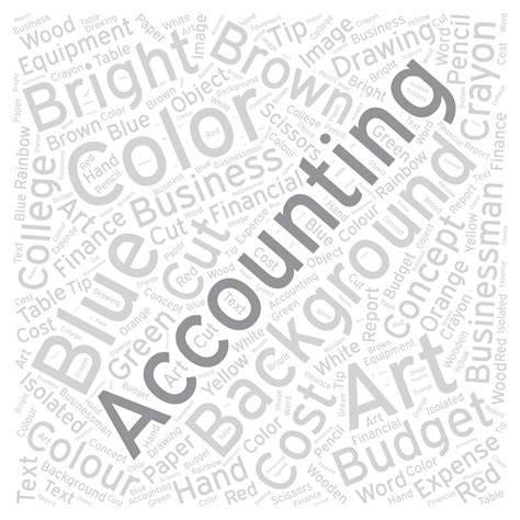 acounting Word cloud art Detailed Vector 11376274 Vector Art at Vecteezy