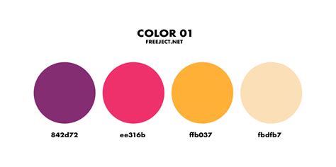 Color Palette PNG - 4 Color Combinations