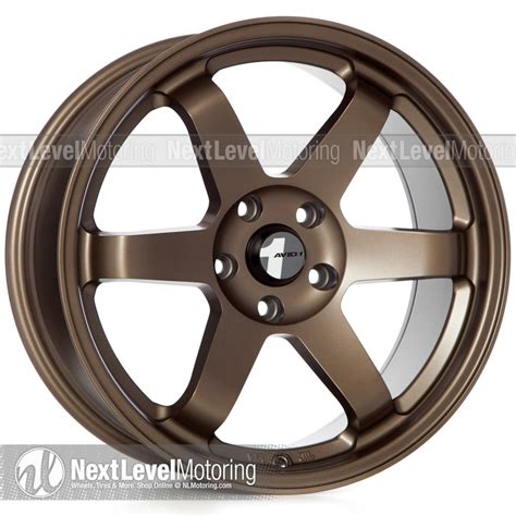 AVID.1 Wheels: AV-06 18x8 5x114.3 Matte Bronze Rims et35