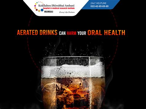 Aerated drinks can harm your oral health