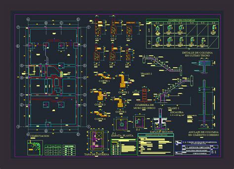 cualquier cosa Estragos tornillo plano de zapatas aisladas autocad ...