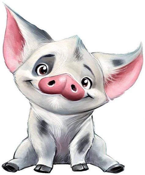 PUA The Pig Cross Stitch Pattern PDF, Embroidery Chart Cute Nursery ...