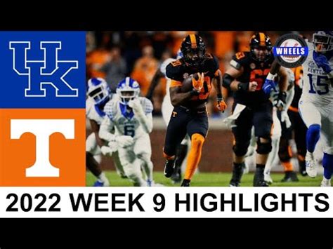 #3 Tennessee vs #19 Kentucky Highlights | College Football Week 9 ...