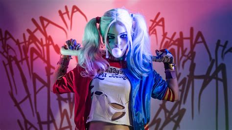 Harley Quinn Suicide Squad Cosplay Wallpaper,HD Superheroes Wallpapers,4k Wallpapers,Images ...