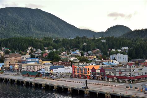 Downtown View of Ketchikan, Alaska - Encircle Photos