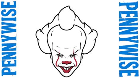 How To Draw Pennywise Really Easy Drawing Tutorial Drawing Tutorial ...