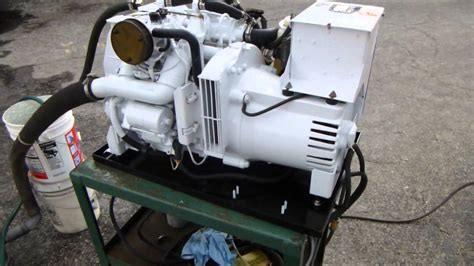 kohler marine generator 6 5 esz with 110 hours - YouTube