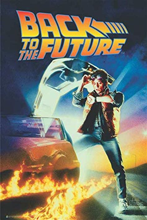 Back to The Future Official Movie Poster 24-by-36 Inches - The Blacklight Zone