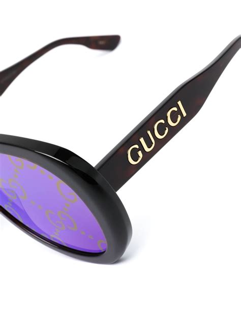 Gucci Eyewear GG logo-print Oversized Sunglasses - Farfetch