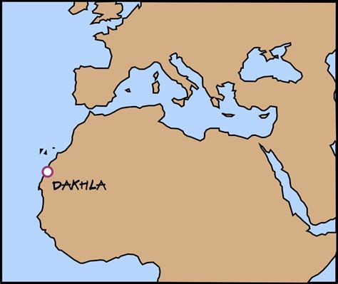 Where is Dakhla? • Dakhla Rovers • Desert tours, excursions, holidays ...